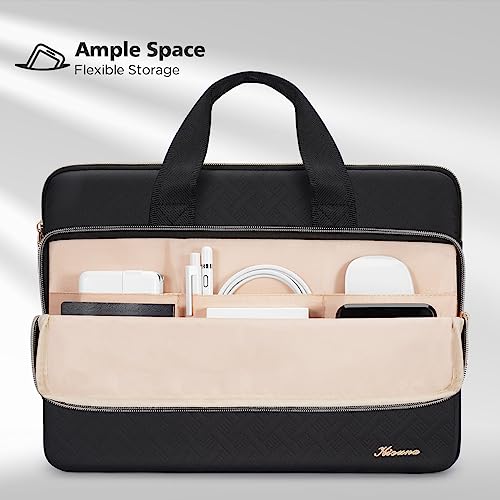 KIZUNA حقيبة كمبيوتر محمول KIZUNA بحجم 14 بوصة لحمل حقيبة يد لجهاز Macbook Air M3 2024/Lenovo Flex 14/IdeaPad Flex 5/15.4 MacBook Pro/14 Lenovo Yoga Slim 7 Pro X/IdeaPad Slim 3i - Image 2