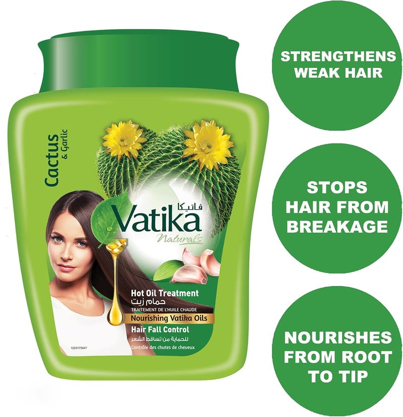 Vatika Naturals Hair Fall Control Hot Oil Treatment Cream 1kg - Image 4