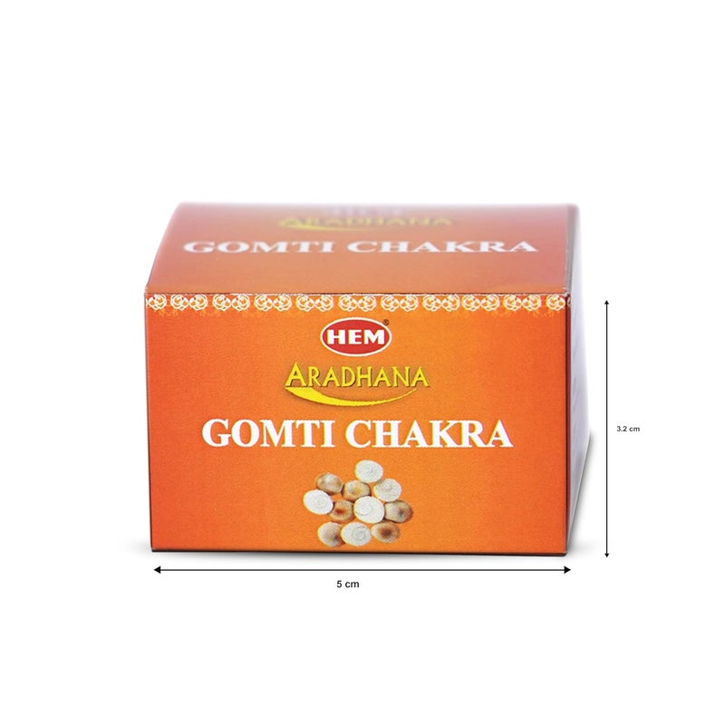 HEM Aradhana Gomti Chakra | Sacred Stones for Prosperity, Protection & Good Luck | Authentic, Handpicked & Blessed | Ideal for Pooja, Vastu, and Puja Practices - Image 4