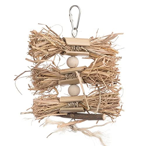 PH Prevue Hendryx Pervue Pet Products Naturals Preen Pacify Woodland Harvest Bird Toy 62549 - Image 1