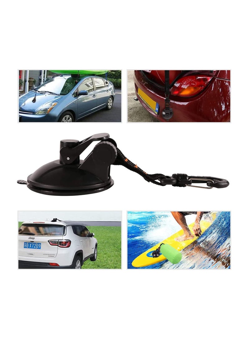KASTWAVE Heavy Duty Suction Cup Anchor with Securing Hook Tie Down, Camping Tarp Accessory as Car Side Awning, 2 Pieces  - Image 5