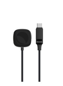Moxedo Wireless Watch Charger Magnetic with USB-C Nylon Braided Cable Compatible for iWatch Series 10/9/8/7/6/5/4/3/2/SE/Ultra Series