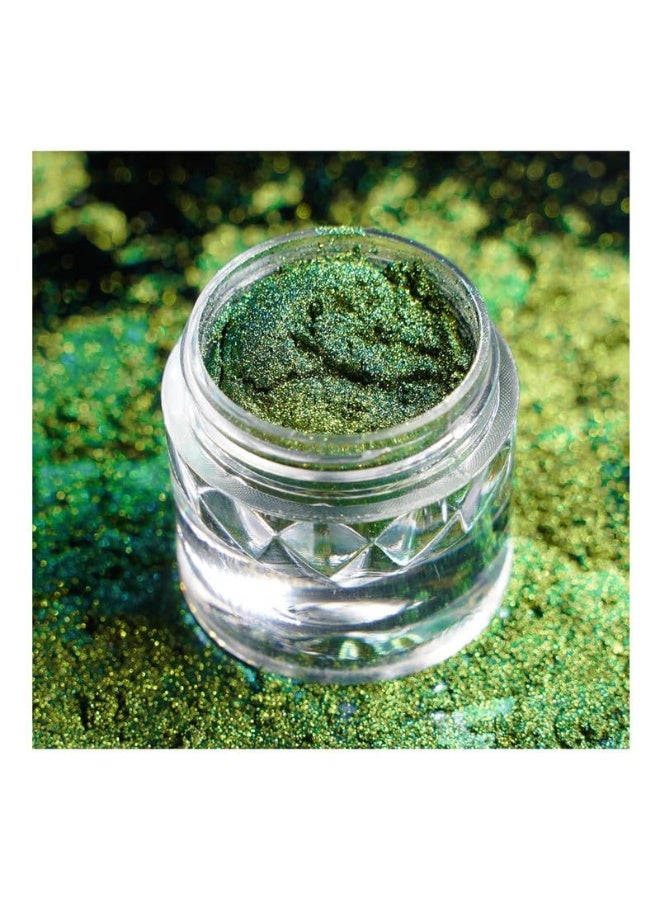 Shopaarel Photo Ready Eye Glitter Eyeshadow, Waterproof, Fade-Proof & Long-Lasting, Vegan & Cruelty-Free, High-Impact Shimmer for Eyes, Face & Body -Peacock, 1 gm - Image 3
