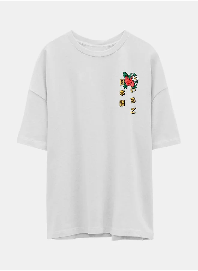 JACK & JONES Honshu Graphic Print Crew Neck T-Shirt