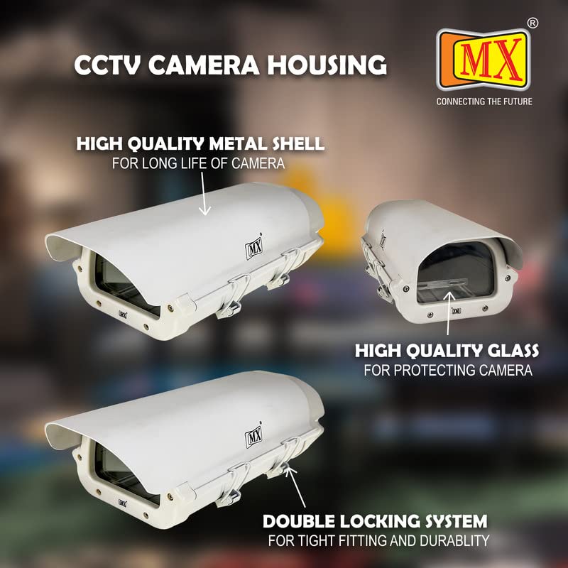MX غلاف كاميرا CCTV Bullet واي فاي خارجية لحماية غطاء الغبار IP66 مقاوم للعوامل الجوية منفذ إيثرنت صنع في الهند - Image 5