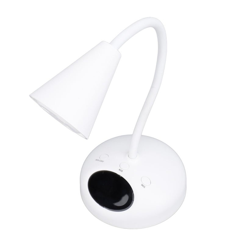 Rechargeable 18W LED Nail Lamp 365 405nm Fast Curing Adjustable Gooseneck 3 Timer Settings - Image 2