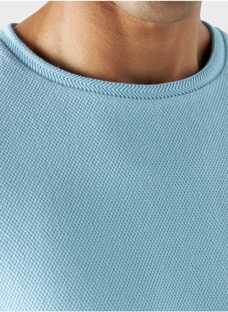 Iconic - Essential  Crew Neck T-Shirt - Image 1