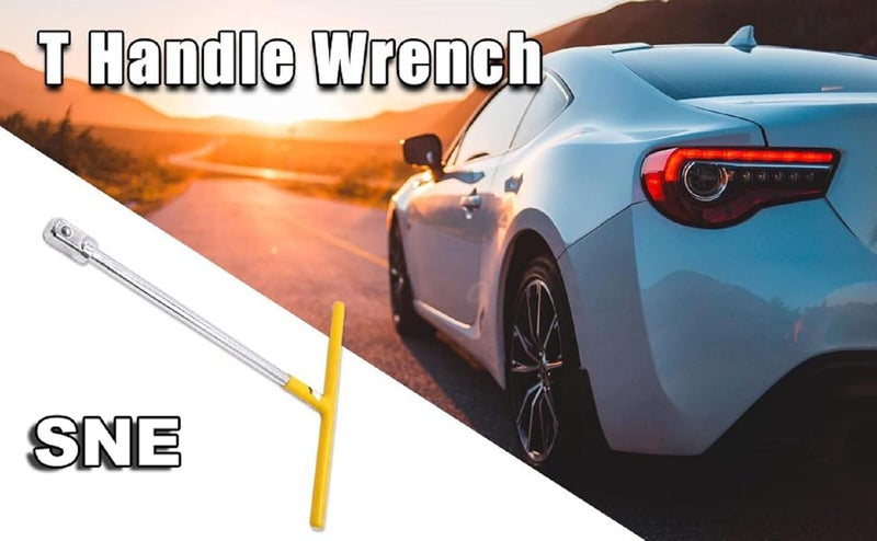 SNE 13PCS Vehicle Car T Shaped Handle Wrench Spanner with 8-19mm 1/2 Socket Tool Set 40 in 1 Hex Star Torx Spline Socket Bit Set Tool Kit Garage Equipment Tools - Image 4