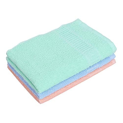 Clary 100% Cotton Hand & Face Towel for Men & Women, Ultra Soft, Absorbent & Quick Dry Towel for Hand & Face (13 * 18, 4, Multi) - Image 3