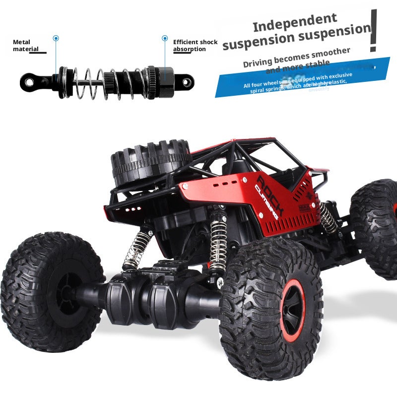 1:16 Scale RC Off-Road Truck 4WD High Speed Alloy Car 2.4G Remote Control Toy for Kids - Image 4