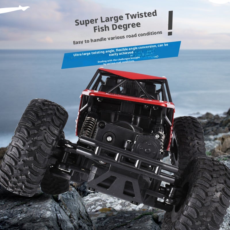 1:16 Scale RC Off-Road Truck 4WD High Speed Alloy Car 2.4G Remote Control Toy for Kids - Image 5