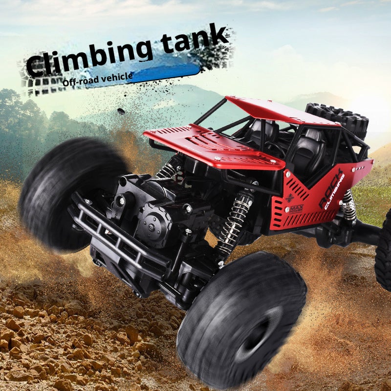 1:16 Scale RC Off-Road Truck 4WD High Speed Alloy Car 2.4G Remote Control Toy for Kids - Image 1