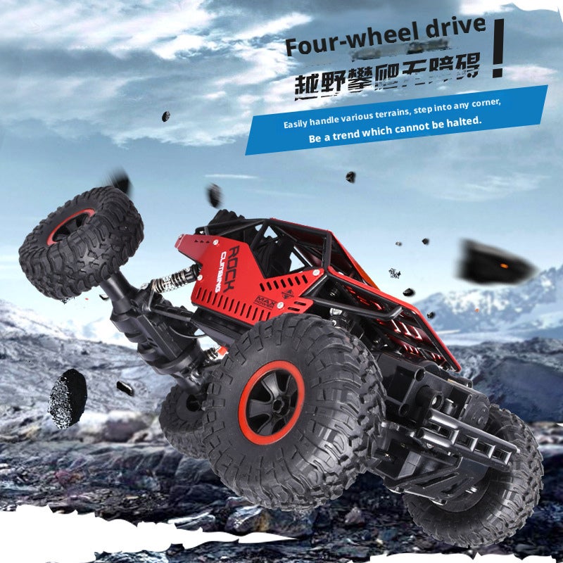 1:16 Scale RC Off-Road Truck 4WD High Speed Alloy Car 2.4G Remote Control Toy for Kids - Image 2