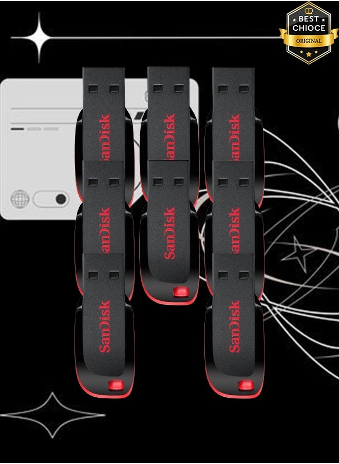 Sandisk 8 Pieces SanDisk Curzer Blade USB 2.0 Flash Drive 32GB  - Image 1