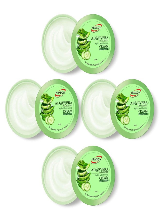 Nimson Aloe Vera & Cucumber Hydra Moisturizing Cream (50 g) - Deep Hydration, Cooling & Soothing Formula, Natural Glow, Soft & Supple Skin, Suitable for All Skin Types - Image 1