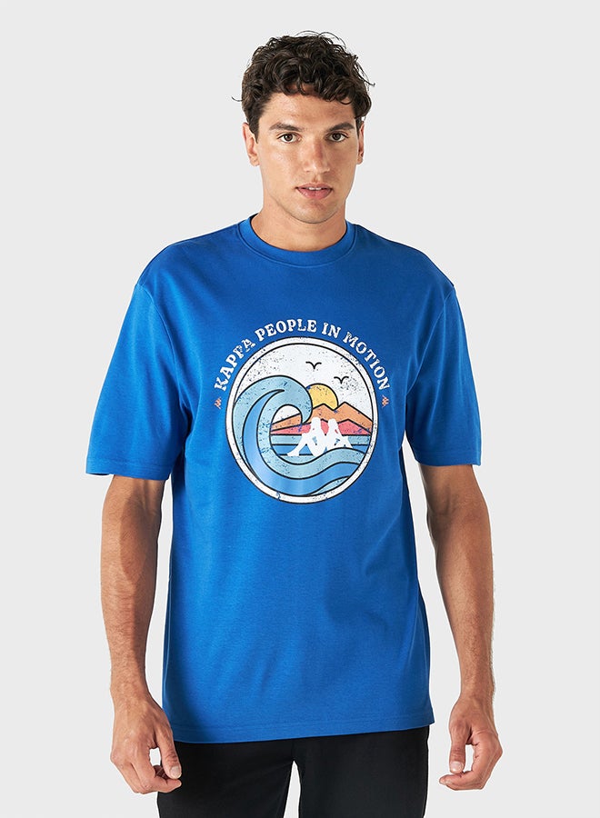 كابا Graphic Crew Neck T-Shirt - Image 1