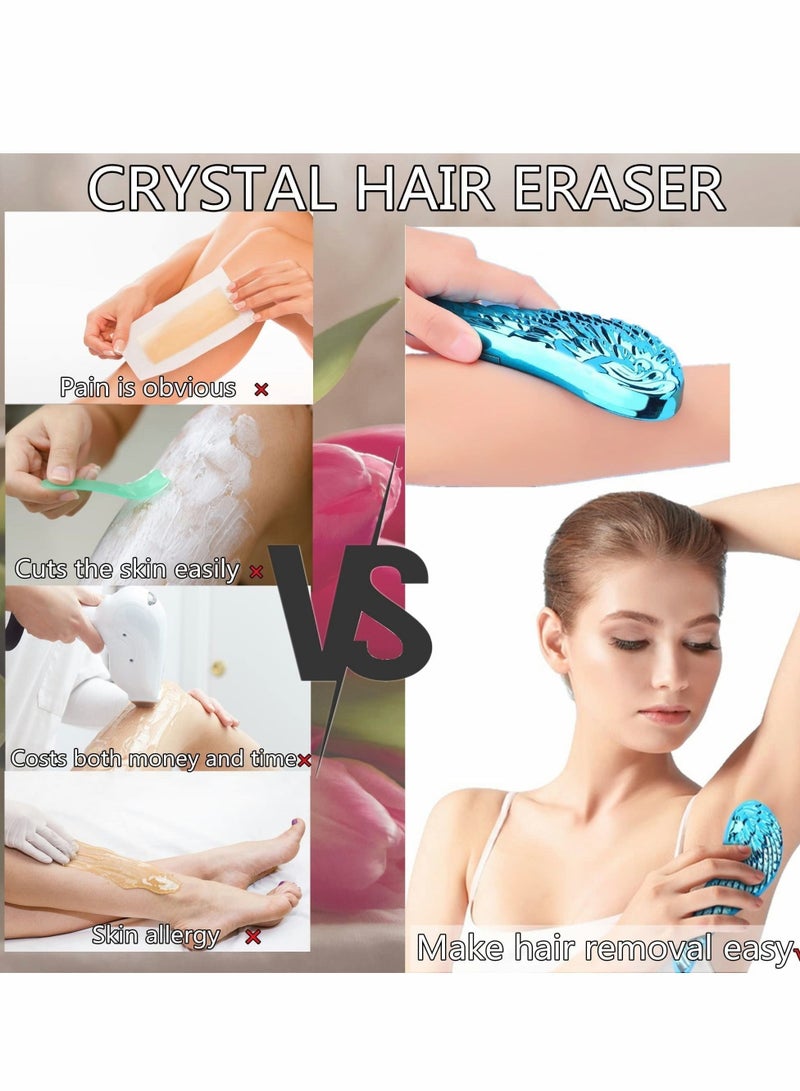 NIBEMINENT New Bleame Crystal Hair Eraser, Magic Wing Removal, Exfoliation Painless Removal Tool for Men & Women, - Image 2