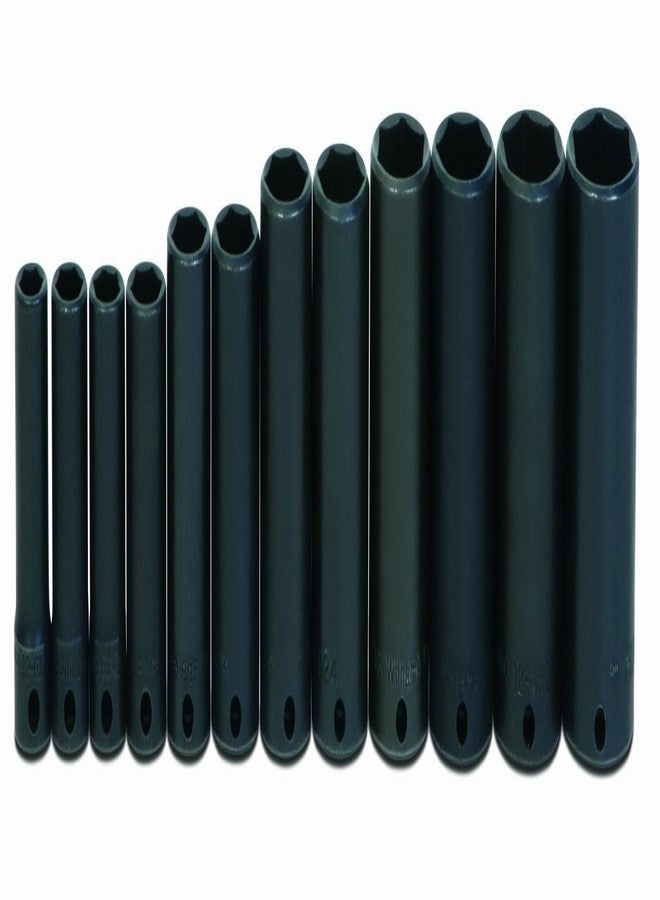 Williams JHWWS-12-12 SUPERTORQUE 12-Piece 3/8-Inch Drive Deep Impact 6 Point Socket Set, Black Industrial Finish, Designed for Maximum Engagement on 6-Point Fasteners - Image 2
