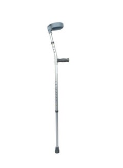 ABRONN Lightweight Walking Forearm Crutch | Adjustable Aluminum Alloy Foot Crutches for Adults, Senior Citizens | Comfortable Crutches for Ankle Fracture & Broken Foot  - Image 1