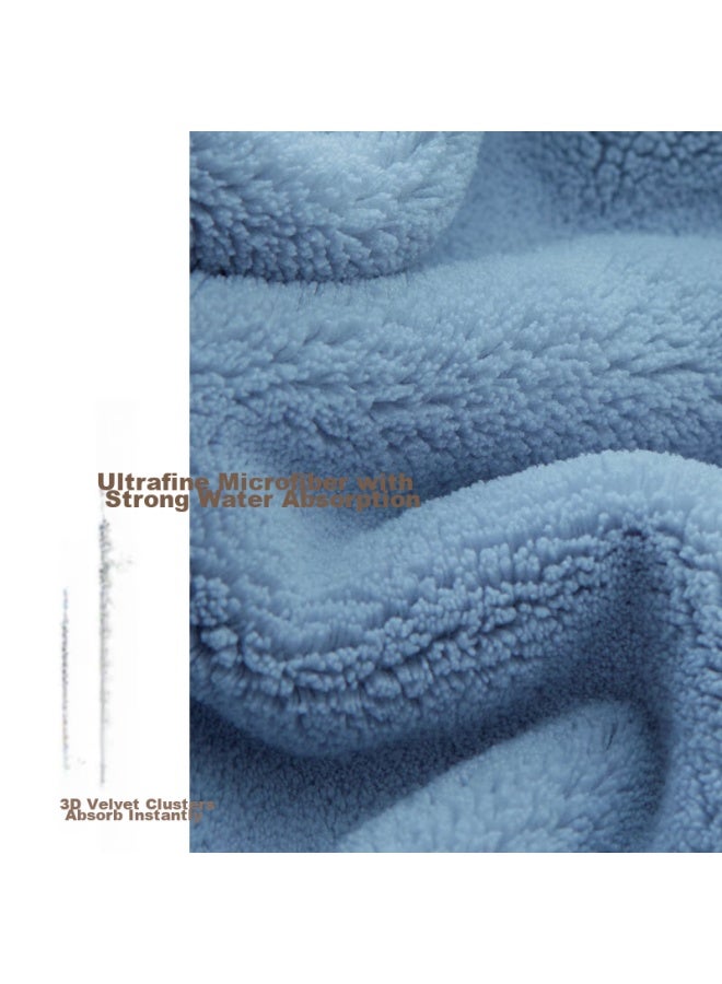 Hoyo Bath Towel For Men, Class A Snow Smooth Velvet Towel And Bath Towel Set, Absorbent Quick-drying Adult Large Bath Towel, Qiancao - Image 2