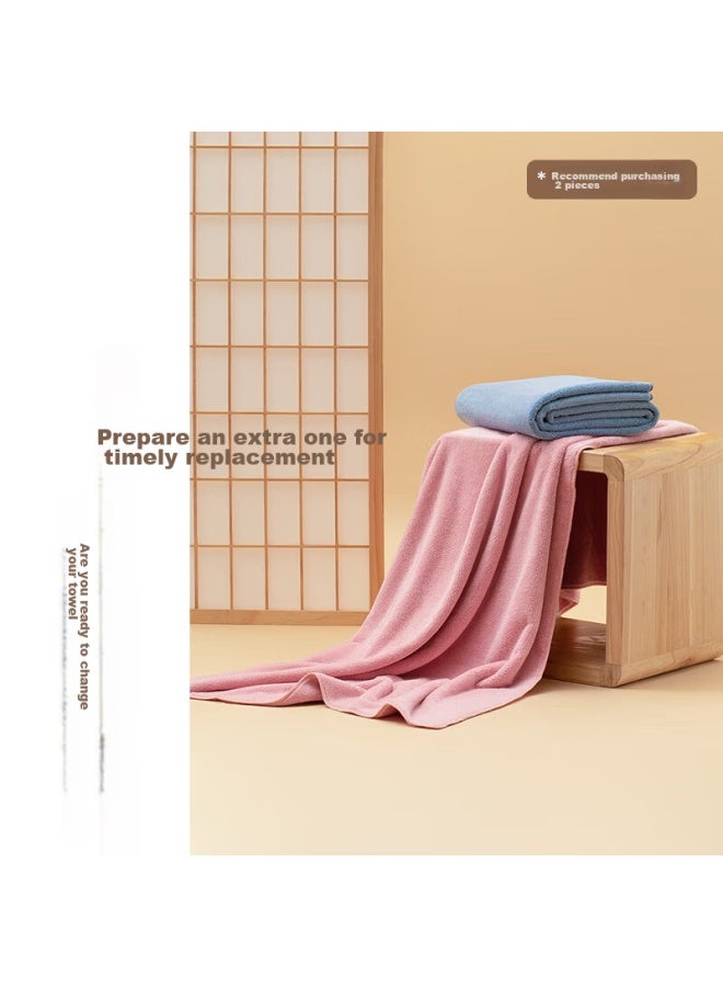 Hoyo Bath Towel For Men, Class A Snow Smooth Velvet Towel And Bath Towel Set, Absorbent Quick-drying Adult Large Bath Towel, Qiancao - Image 4