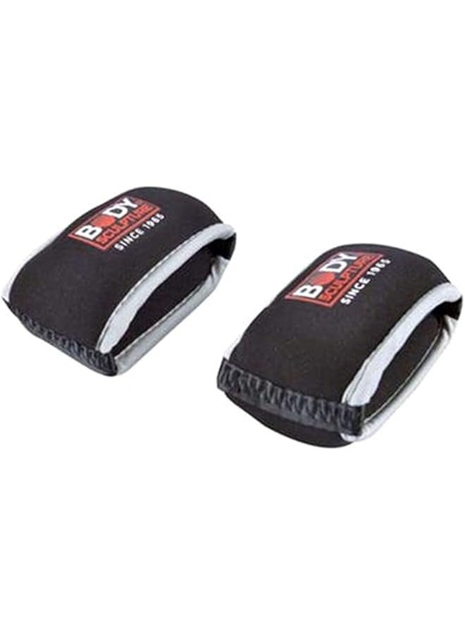 BODY SCULPTURE Adjustable Velcro Closure Ankle Wrist Weight Black BB 991A B - Image 2