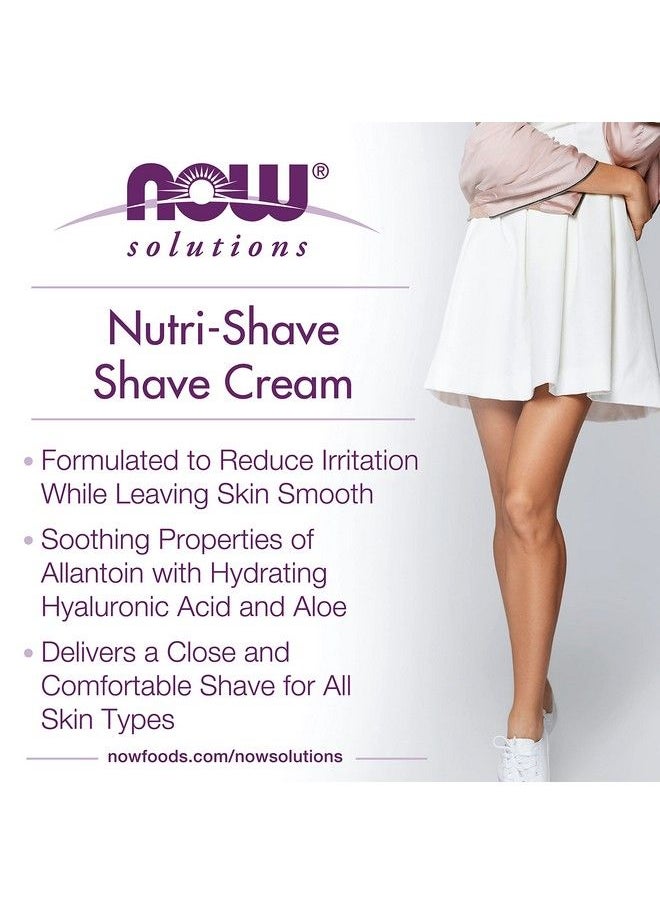 now - Solutions Nutrishave Shave Cream Removes Pore Clogging Residue Reduces Irritation 8Ounce - Image 1