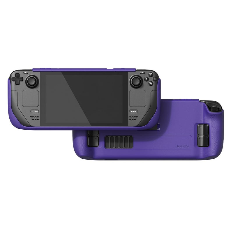 Skull & Co. GripCase SD for SteamDeck: A Soft Protective Case with Textured Grips Full Protection and Stand, Shock-Absorption Non-Slip and Anti-Scratch Cover Design - Galactic Purple - Image 1