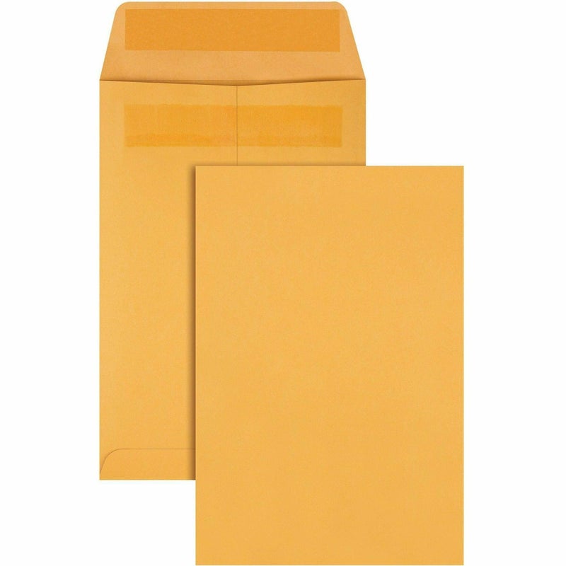 Quality Park 6-1/2 x 9-1/2 Catalog Mailing Envelopes, Redi-Seal Self Seal Envelope Closure, 28 lb Kraft Paper, 250 per Box (QUA43362) - Image 2