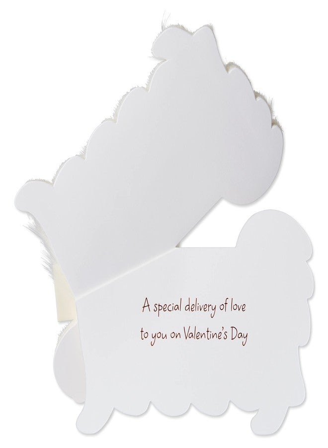 Papyrus White Fur Dog with Letter Greeting Card - Image 2