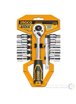 INGCO HKTS12122 2 1/2" Hex Socket Set 12pc with Ratchet Handle - pzsku/ZB933BB78FAE9CEBFDB67Z/45/1747749056/7da345dc-1918-4d1b-8ddc-87d5a8580402