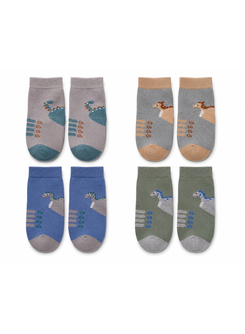 Tropical Boy's Pack of 3 Low-Cut / Ankle Socks (Assorted) - Image 2
