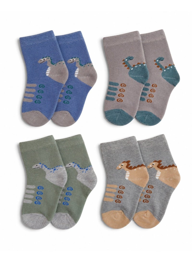 Tropical Boy's Pack of 3 Low-Cut / Ankle Socks (Assorted) - Image 1