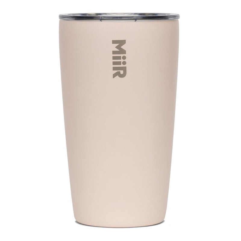 MiiR Tumbler 12oz Insulated Stainless Steel with Press Fit Slide Lid Splash Proof Design Holds Hot Cold Beverages Stylish Functional Cup Holder Compatible