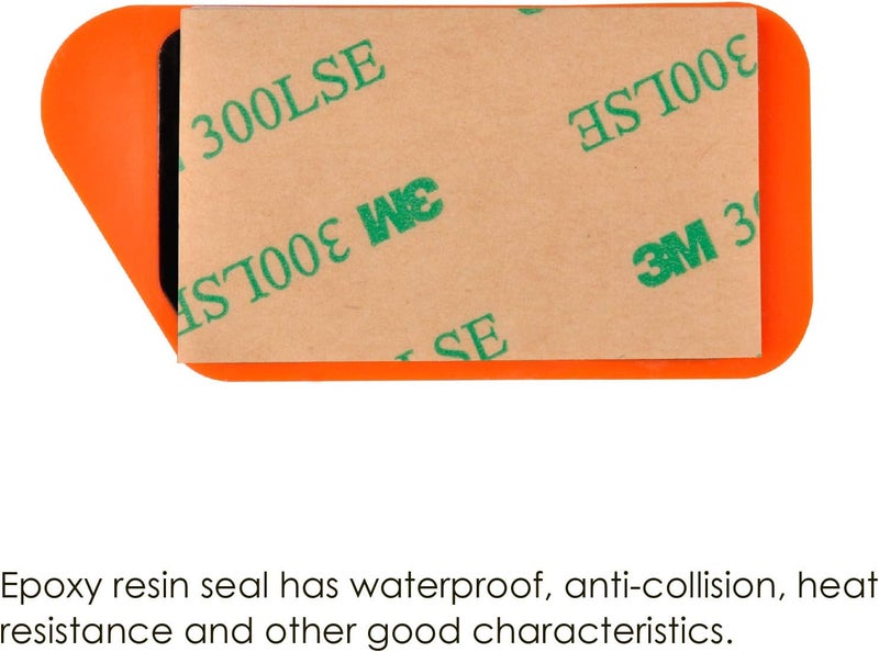 Jayron Digital LCD Tachometer Inductive Tach Hour Meter Display Max RPM Waterproof for Most Gas Engine Marine ATV Generator Lawn Tractor Motorcycle (Orange) - Image 5