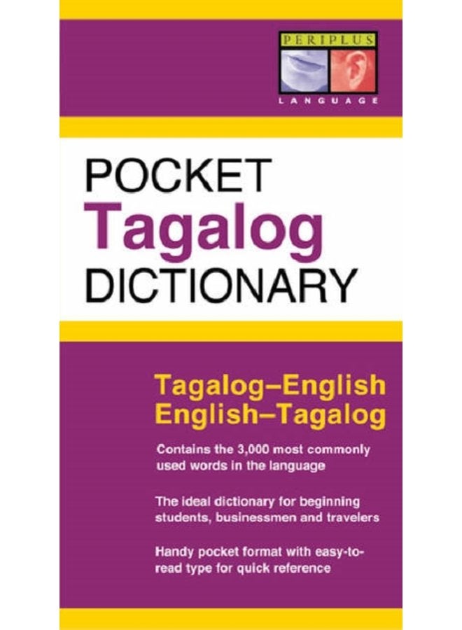 Pocket Tagalog Dictionary Tagalog English English Tagalog - Paperback