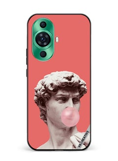 Protective Case Cover For Huawei nova 11 Pro Gum, Esthetics, Retro wave Design Multicolour