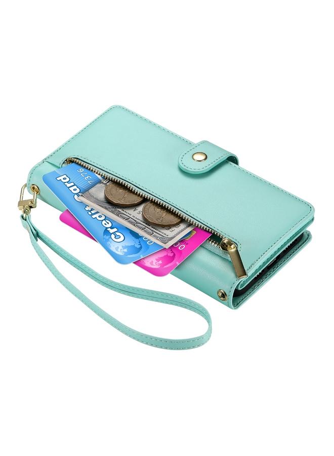 S-TOP Case For Samsung Galaxy A16 Nine Card-slot Zipper Wallet Bag Leather Phone Case - Image 5