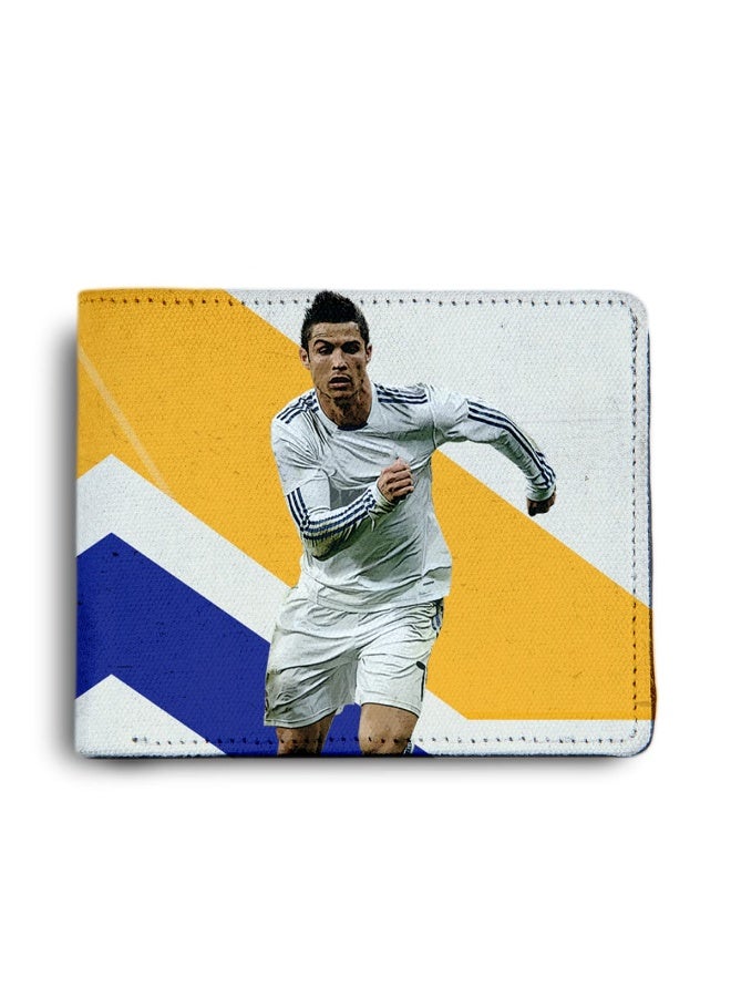 ShopMantra Ronaldo Faux Leather Wallet | Durable & Stylish Bi-Fold Wallet for Football Fans | Gift for men - Image 1