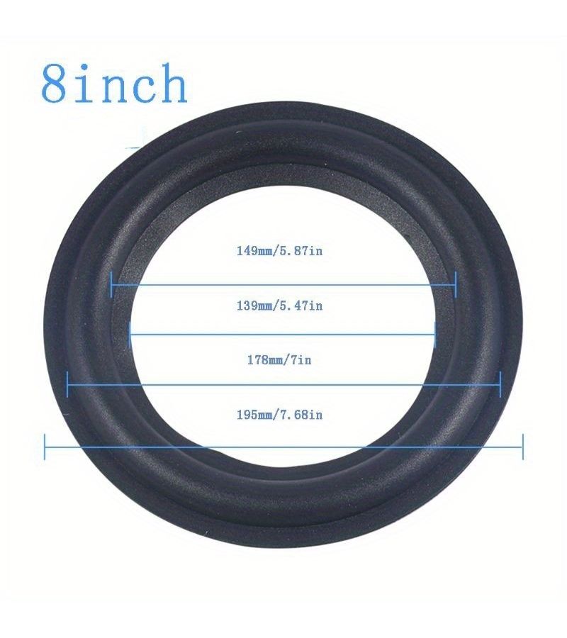 6.5 Inch Universal Speaker Rubber Ring Subwoofer Repair Accessories DIY Foam Woofer Edge - Image 2