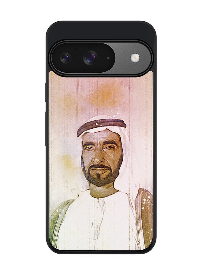 Stylizedd For Google Pixel 9 Case,Slim fit Camera Protection, Shockproof Thin Phone cover - The Wise Sheikh Zayed - Image 1