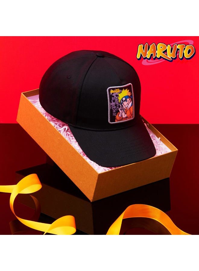 Naruto Boys Cap Summer Holiday Essentials Adjustable Strap Peaked Baseball Cap Boys and Teenagers Breathable Cotton Kids Sun Hat Anime Gifts for Boys Black - Image 2
