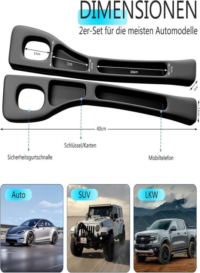 LOVMOTO Car Interior Accessories Universal Car Seat Gap Filler Storage Box for Car Seat Gaps Seat Organiser Car Side Seat Catcher car storage organizer Comfortable With i-10 Gra-nd Ol-d - Image 3