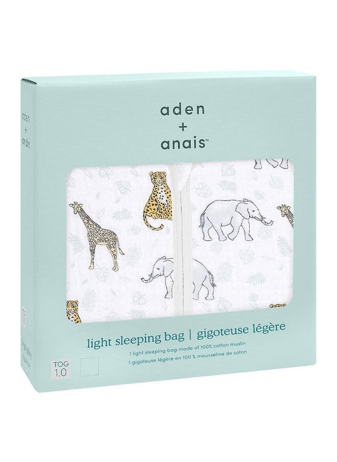 aden + anais - Cotton Muslin Light Sleeping Bag  Jungle_1836M - Image 1
