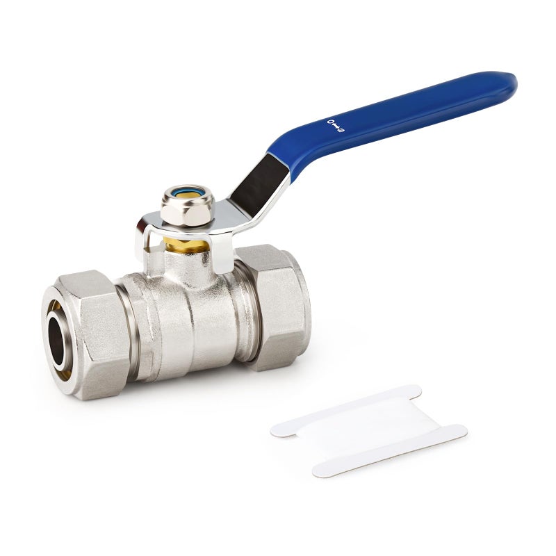 GASHER 34 Air Piping Fittings Brass Ball Valve Air Line Fittings 34 Tubing For Shop Garage Compressed Air Line System - Image 2