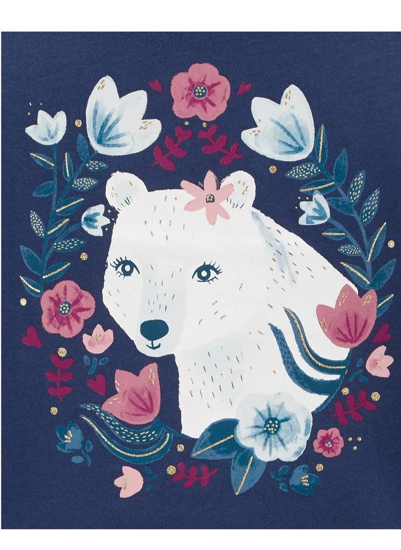 carter's Carter's Bear Jersey Tee - Navy  - Image 2
