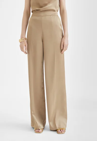 Lola Casademunt Straight satin trousers