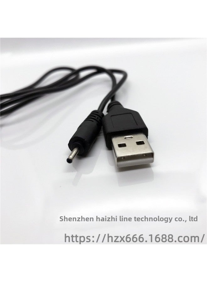 50CM DC2.0 Power Cord USB Charging Cable USB To DC Headset Audio Mobile Phone Toy DC Charging Cable-Color:White - Image 2