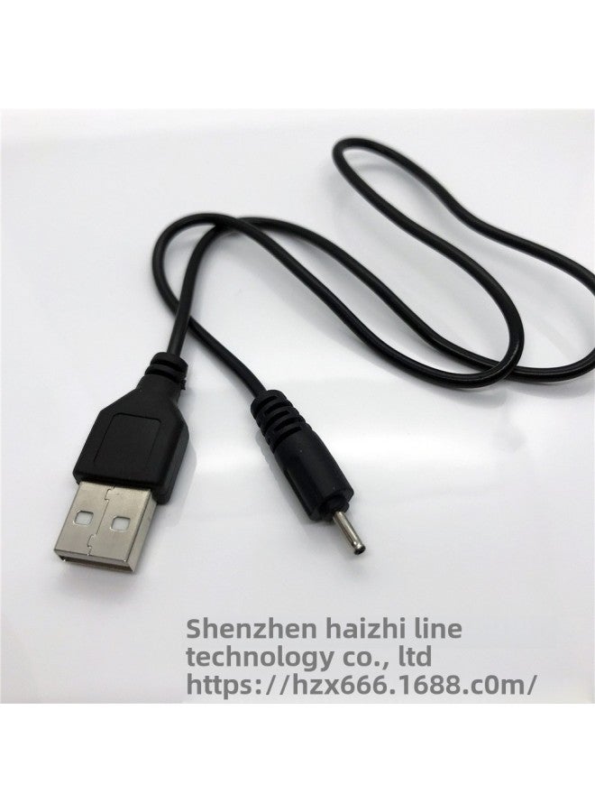50CM DC2.0 Power Cord USB Charging Cable USB To DC Headset Audio Mobile Phone Toy DC Charging Cable-Color:White - Image 3