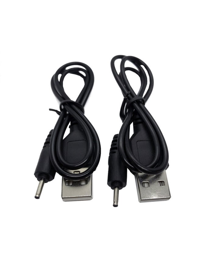 50CM DC2.0 Power Cord USB Charging Cable USB To DC Headset Audio Mobile Phone Toy DC Charging Cable-Color:White - Image 5